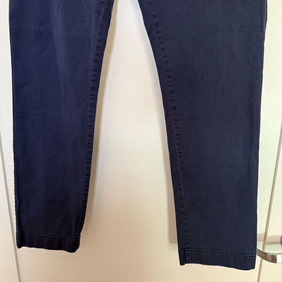 J Crew Flex Slim Fit Pants Mens Sz 33x30 Blue Chino Preppy Career Business - Picture 3 of 14